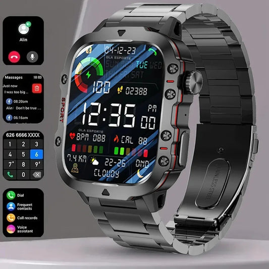 Smart Watch 2025: IP68, 5ATM, Fitness Tracker